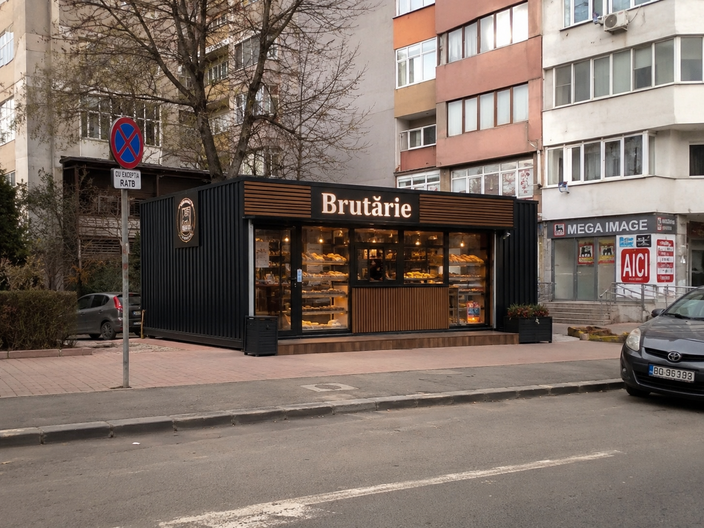 Container tip brutarie