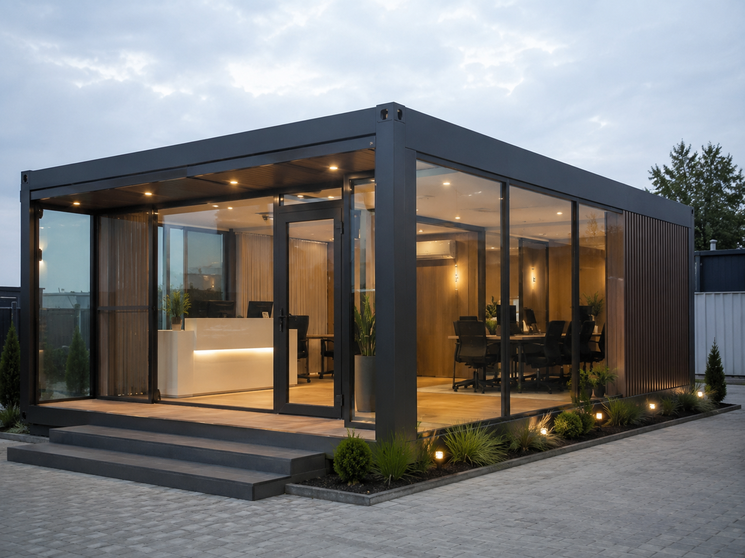 Container birou garden office