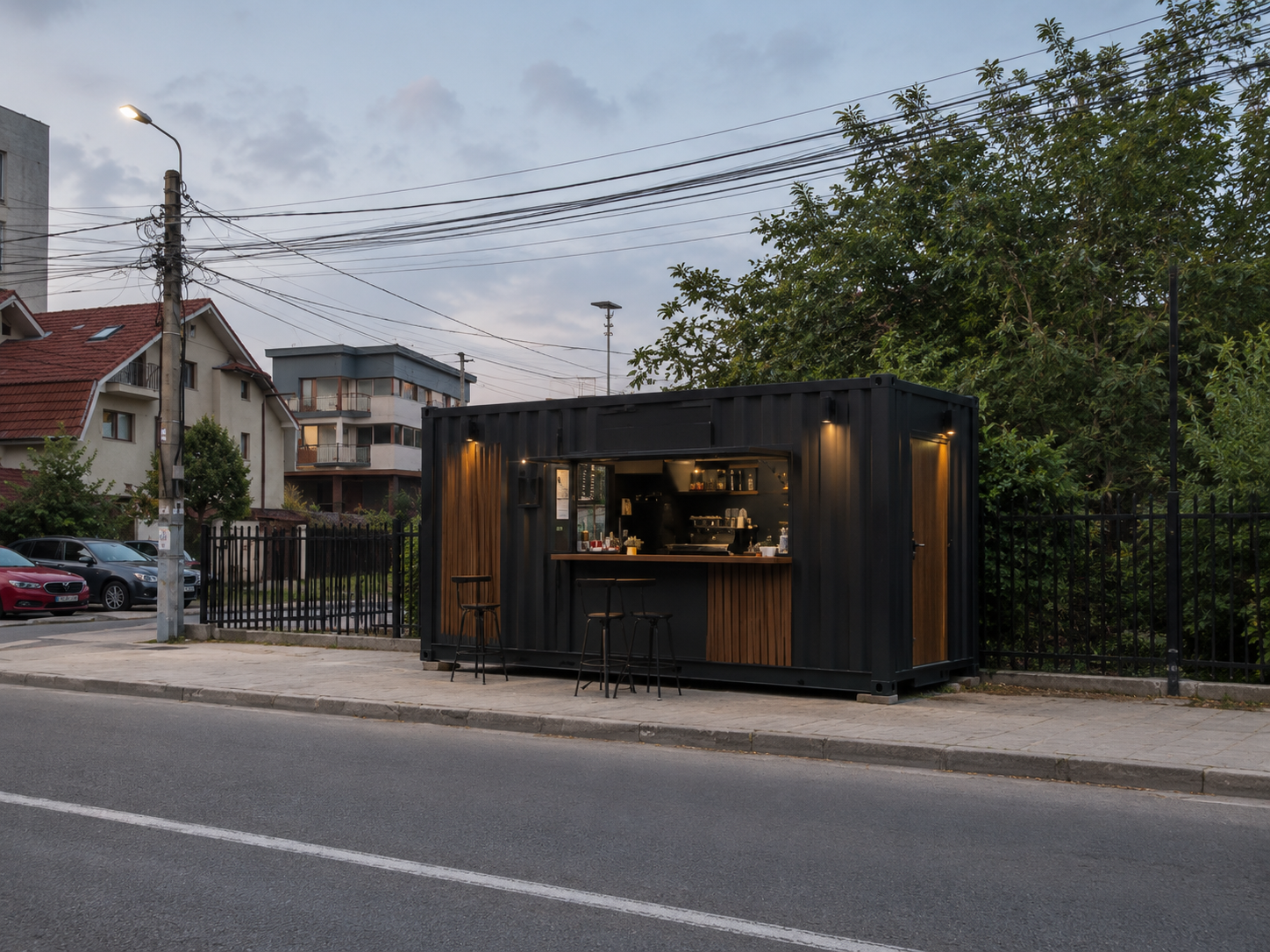Container cafenea modulară - imagine 3