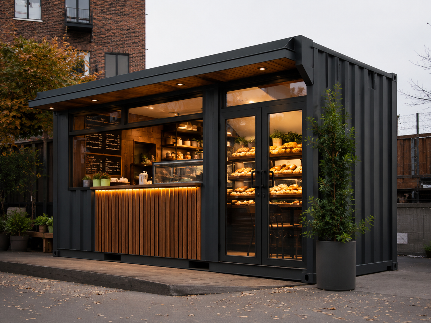 Container open space 40ft