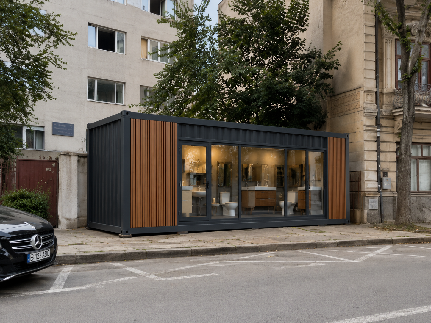 Container sanitar modular