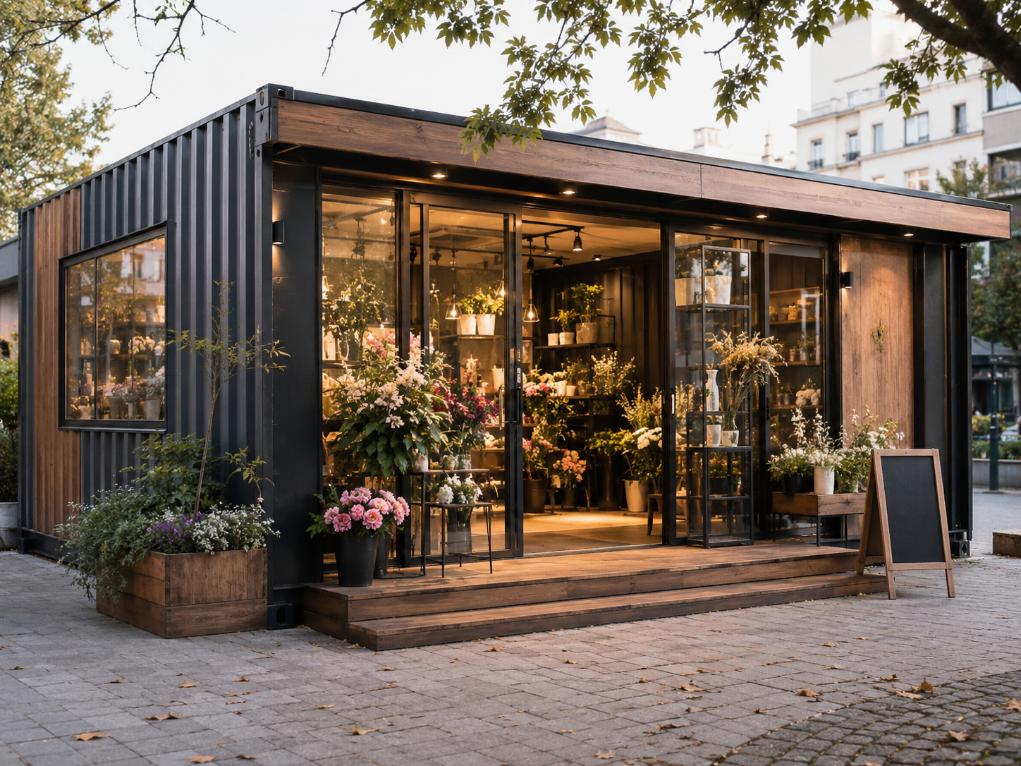 Container showroom modular
