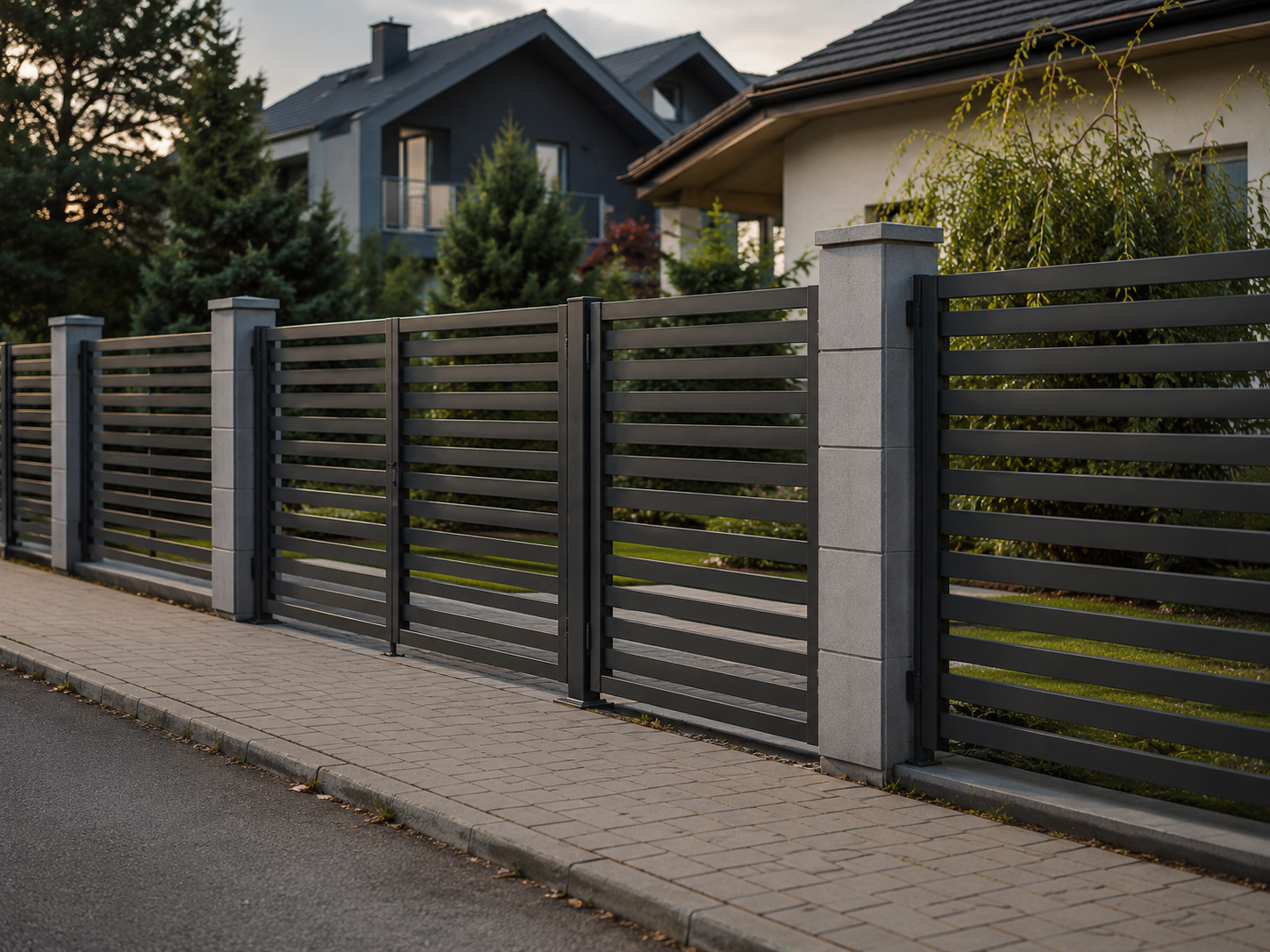 Garduri metalice moderne